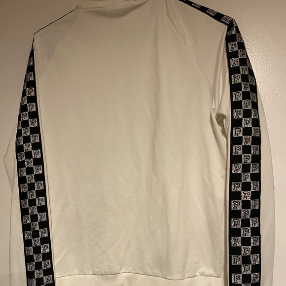 Pink white checkered zip up - Picture 4 of 4